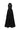 Black Floral Garden Lace Maxi A-line Dress with Halter neck and Waist Cut-Out back