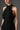 Black Floral Garden Lace Maxi A-line Dress with Halter neck and Waist Cut-Out back