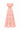 Light Pink Floral Garden Lace Maxi A-line Dress With U-neck