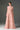 Light Pink Floral Garden Lace Maxi A-line Dress With U-neck