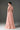 Light Pink Floral Garden Lace Maxi A-line Dress With U-neck