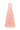 Light Pink Floral Garden Lace Maxi A-line Dress with Halter neck and Waist Cut-Out back