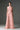 Light Pink Floral Garden Lace Maxi A-line Dress with Halter neck and Waist Cut-Out back