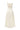 Ivory Silk Taffeta Trapeze Midi Mullet A-line Dress With Crystals Embellishment
