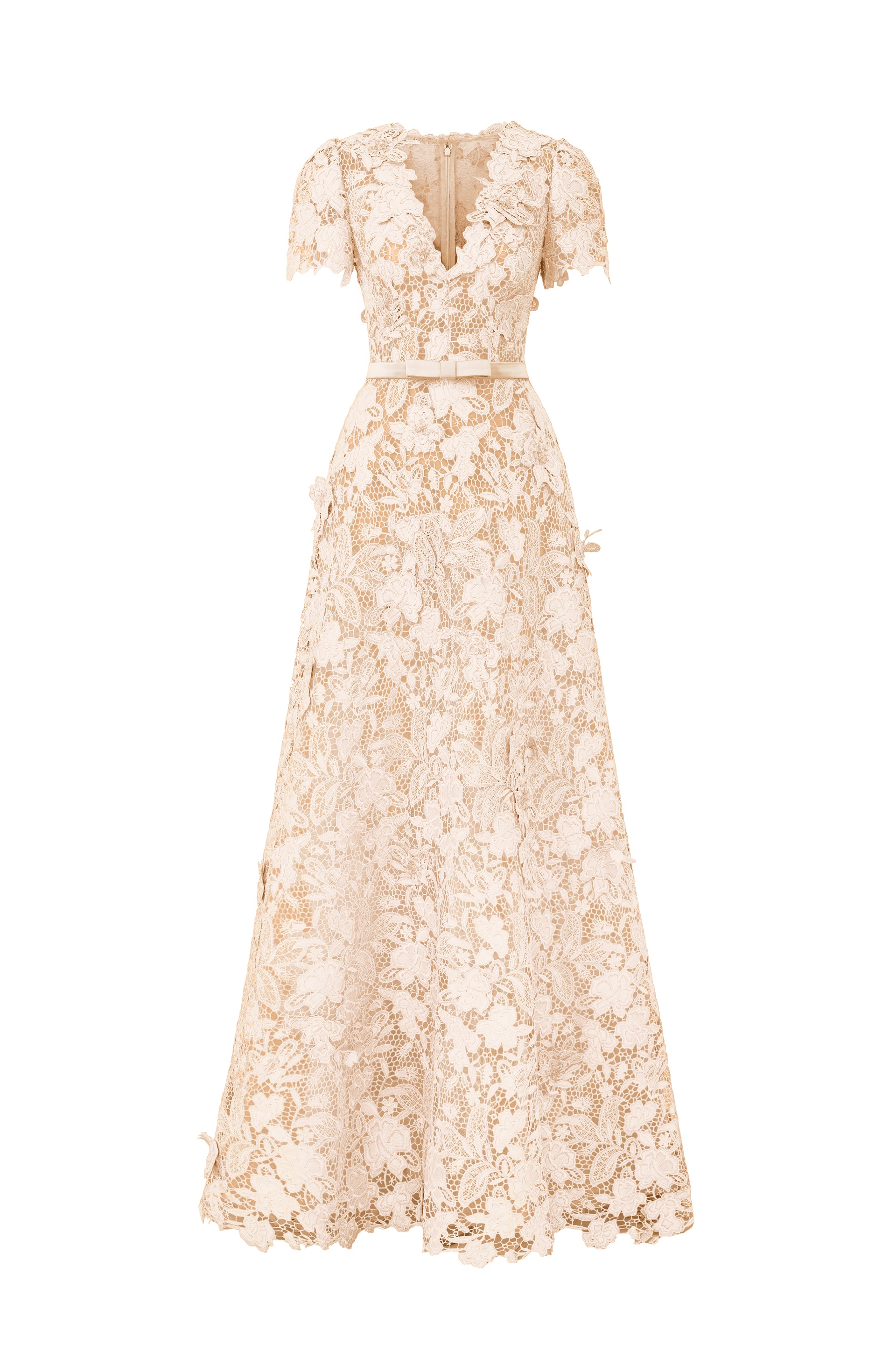 opt beige floral alana dress O.P.T Beige Floral Alana Dress Beige Floral / S