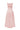 Light Pink Silk Taffeta Trapeze Midi Mullet A-line Dress With Crystals Embellishment