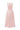 Light Pink Silk Taffeta Trapeze Midi Mullet A-line Dress With Crystals Embellishment