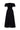 Black Floral Vine Lace Off-Shoulder Midi A-line Dress