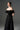 Black Floral Vine Lace Off-Shoulder Midi A-line Dress