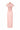 Light Pink Vine Guipure Lace And Silk Taffeta Bustier Midi Column Dress With Mini Cape - IHF STUDIO