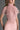 Light Pink Vine Guipure Lace And Silk Taffeta Bustier Midi Column Dress With Mini Cape - IHF STUDIO