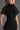 Black Vine Guipure Lace And Silk Taffeta Bustier Midi Column Dress With Mini Cape - IHF STUDIO