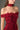 Dark Red Floral Garden Lace Off-Shoulder Dress