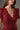 Red Floral Garden Short Sleeves A-Line Maxi Dress