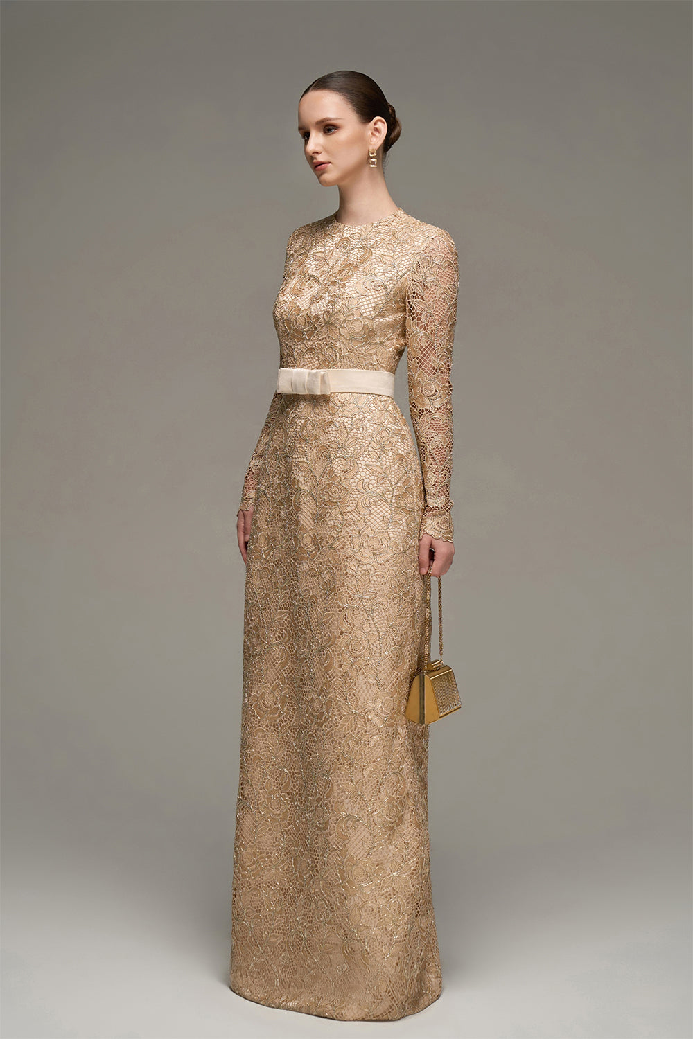 statement guipure lace maxi dress Recy