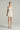 Mini Corset Dress Ruffled Sleeves With Radiant Crystal Embellishment