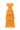 Orange Floral Garden Lace Maxi A-line Dress With 3-tiered U-Neck