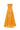 Orange Floral Garden Strapless A-Line Dress