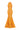 Orange Maxi Floral Garden Lace Dress with Halter neck and Waist Cut-Out details