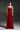 Taffeta Pleated Chiffon Maxi A-line Gown with Sequin Floral Cape Panel