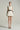 Structured Taffeta Mini Dress With Puff Hips And Crystal-Embellished Bow Belt