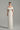 Draping Shoulder Column Taffeta Gown