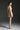 Beige Floral Mesh Lace Corset Bell-Shaped Mini Dress with Crystal Waist Embellishment - IHF STUDIO