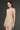 Beige Mesh Lace Halter Mini Dress With Petite Sequin & Pearl Details - IHF STUDIO
