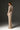 Beige Mesh Lace Long-Sleeve Crop Top & Beige Mesh Lace Column Skirt Set - IHF STUDIO