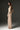 Beige Mesh Lace Long-Sleeve Midi Dress With Petite Sequin Embellishment - IHF STUDIO