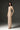Beige Mesh Lace Long-Sleeve Midi Dress With Petite Sequin Embellishment - IHF STUDIO