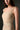 Beige Mesh Lace Square-Neck Midi Dress with Petite Sequin & Leather Belt - IHF STUDIO