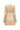 Beige guipure lace mini dress with short sleeves and a defined fitted waist - IHF STUDIO