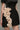 Black & Beige Crystal-Embellished Structured Mini Dress With Rolled Rose Appliqués - IHF STUDIO