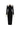 Black & Beige Long-Sleeved Black Crepe With Beige Wing Cuff Midi Dress - IHF STUDIO