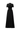 Black Architectural Lace Bustier A-Line Dress With Mini Cape And Crystal Embellishment - IHF STUDIO