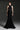Black Floral Garden Lace Halter Mermaid Maxi Dress with Waist Cut-Out - IHF STUDIO