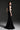 Black Floral Garden Lace Halter Mermaid Maxi Dress with Waist Cut-Out - IHF STUDIO