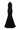 Black Floral Garden Lace halter mermaid pear-silhouette maxi dress - IHF STUDIO
