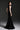 Black Floral Garden Lace halter mermaid pear-silhouette maxi dress - IHF STUDIO