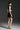 Black Floral Garden Lace Halter Mini Dress with Waist Cut-Out - IHF STUDIO