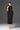 Black Floral Garden Lace Maxi Dress With Long Bow Straps - IHF STUDIO