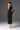 Black Floral Garden Lace Maxi Dress With Long Bow Straps - IHF STUDIO