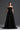 Black Floral Garden Lace Off-Shoulder A-Line Dress With Silk Waist Belt - IHF STUDIO