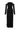 Black Floral Garden Lace off-shoulder midi dress with long sleeves - IHF STUDIO