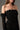 Black Floral Garden Lace off-shoulder midi dress with long sleeves - IHF STUDIO
