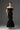 Black Floral Garden Lace Off-Shoulder Midi-Mermaid Dress - IHF STUDIO