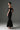 Black Floral Garden Lace Off-Shoulder Midi-Mermaid Dress - IHF STUDIO