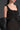 Black Floral Garden Lace square-neck mini column dress with large back bow - IHF STUDIO