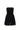 Black Floral Garden Lace Strapless Mini Dress with Crystal Cluster Embellishment - IHF STUDIO